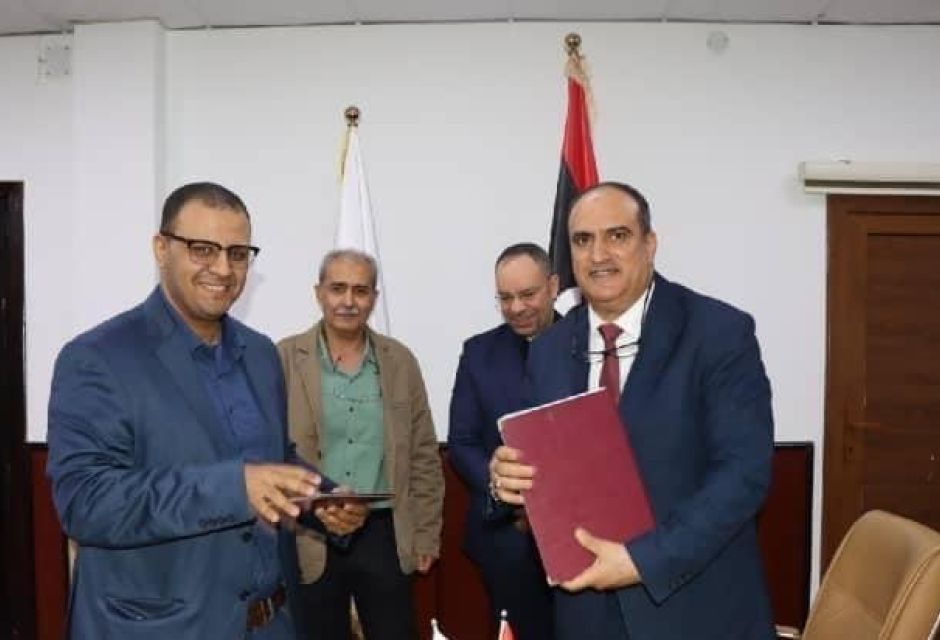 Signing a cooperation agreement with the Libyan Authority for Scientific Research 