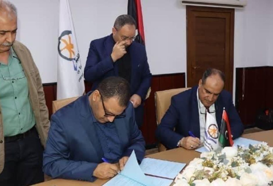 Signing a cooperation agreement with the Libyan Authority for Scientific Research 