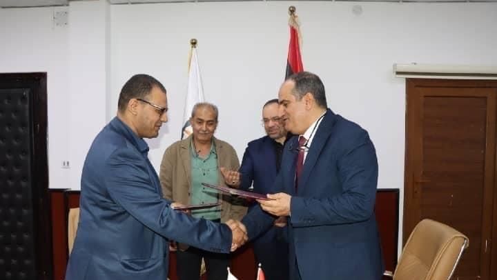 Signing a cooperation agreement with the Libyan Authority for Scientific Research 