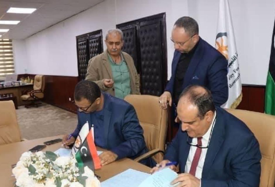 Signing a cooperation agreement with the Libyan Authority for Scientific Research 