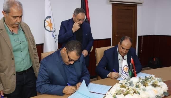 Signing a cooperation agreement with the Libyan Authority for Scientific Research 