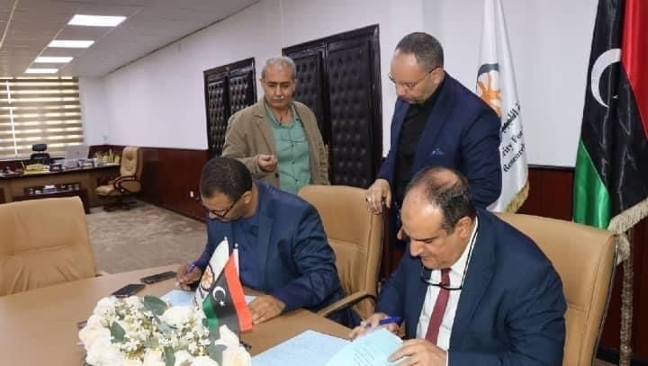 Signing a cooperation agreement with the Libyan Authority for Scientific Research 