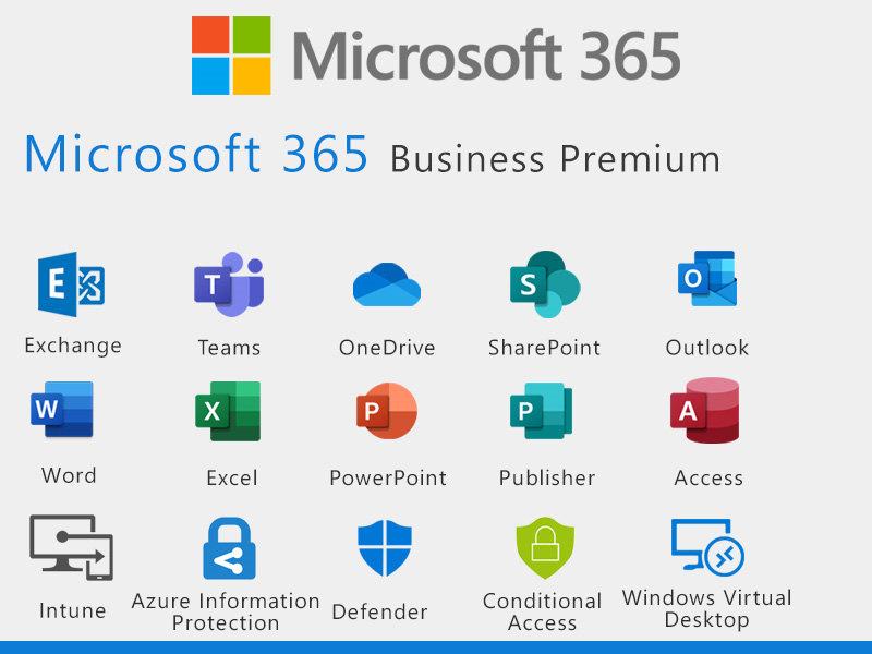 Services provided by Google and Microsoft 