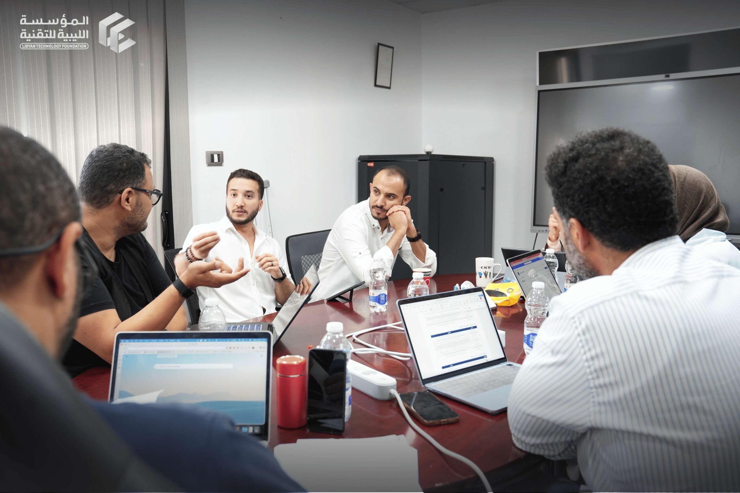 LTF meeting to discuss coordination between the main office in Tripoli and the Benghazi office.