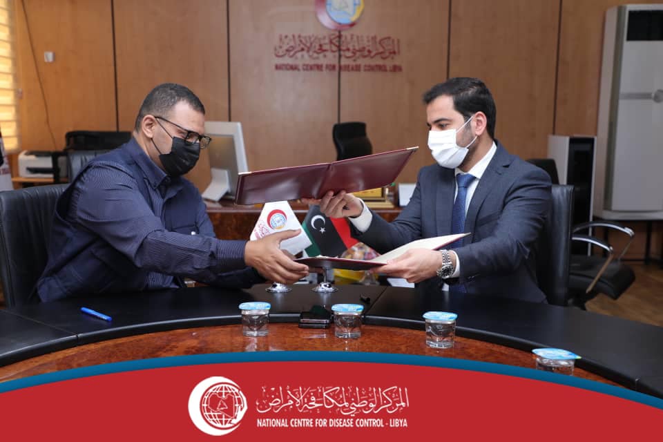 اتفاقية تعاون مع المركز الوطني لمكافحة الأمراض اتفاقية تعاون مع المركز الوطني لمكافحة الأمراض - المؤسسة الليبية للتقنية