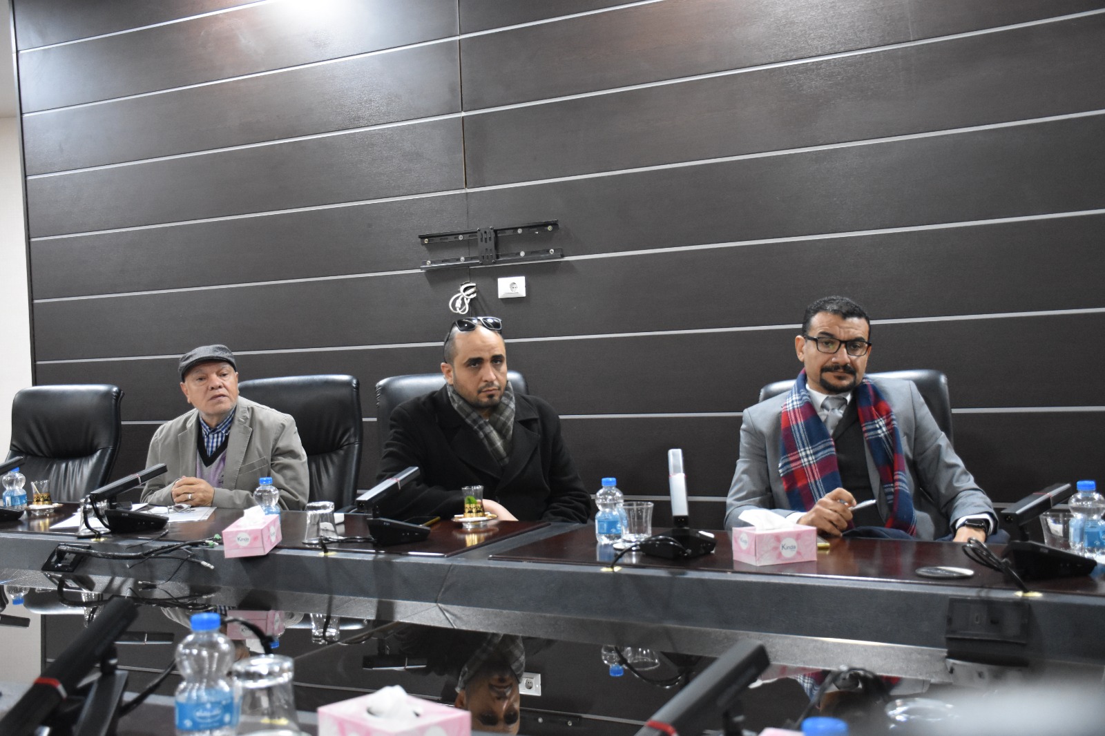 مناقشة مذكرة تفاهم مع الهيئة العامة للاتصالات والمعلوماتية - المؤسسة الليبية للتقنية