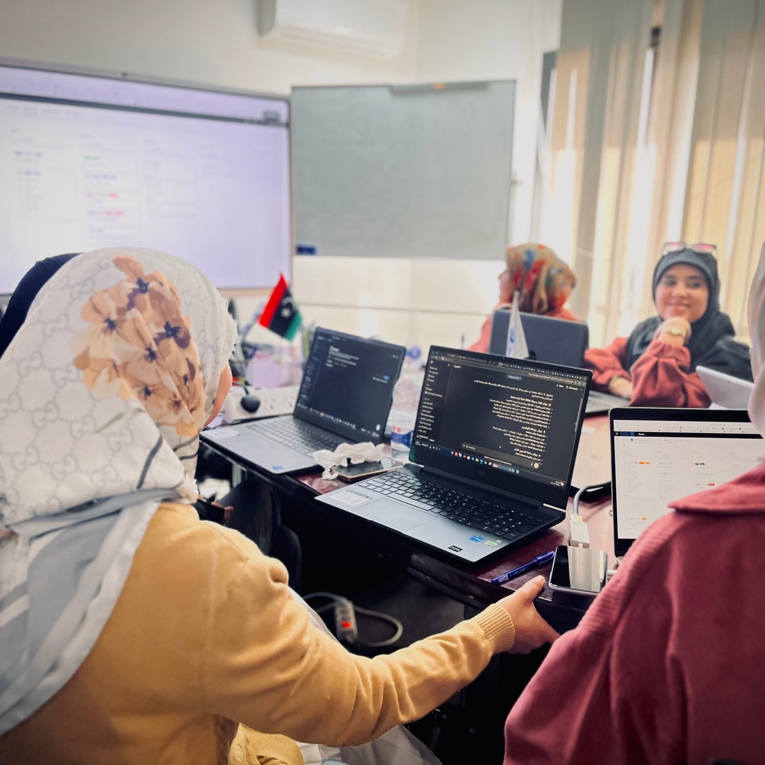 الأسبوع الأول من برنامج التدريب المهني - النسخة الخامسة - المؤسسة الليبية للتقنية