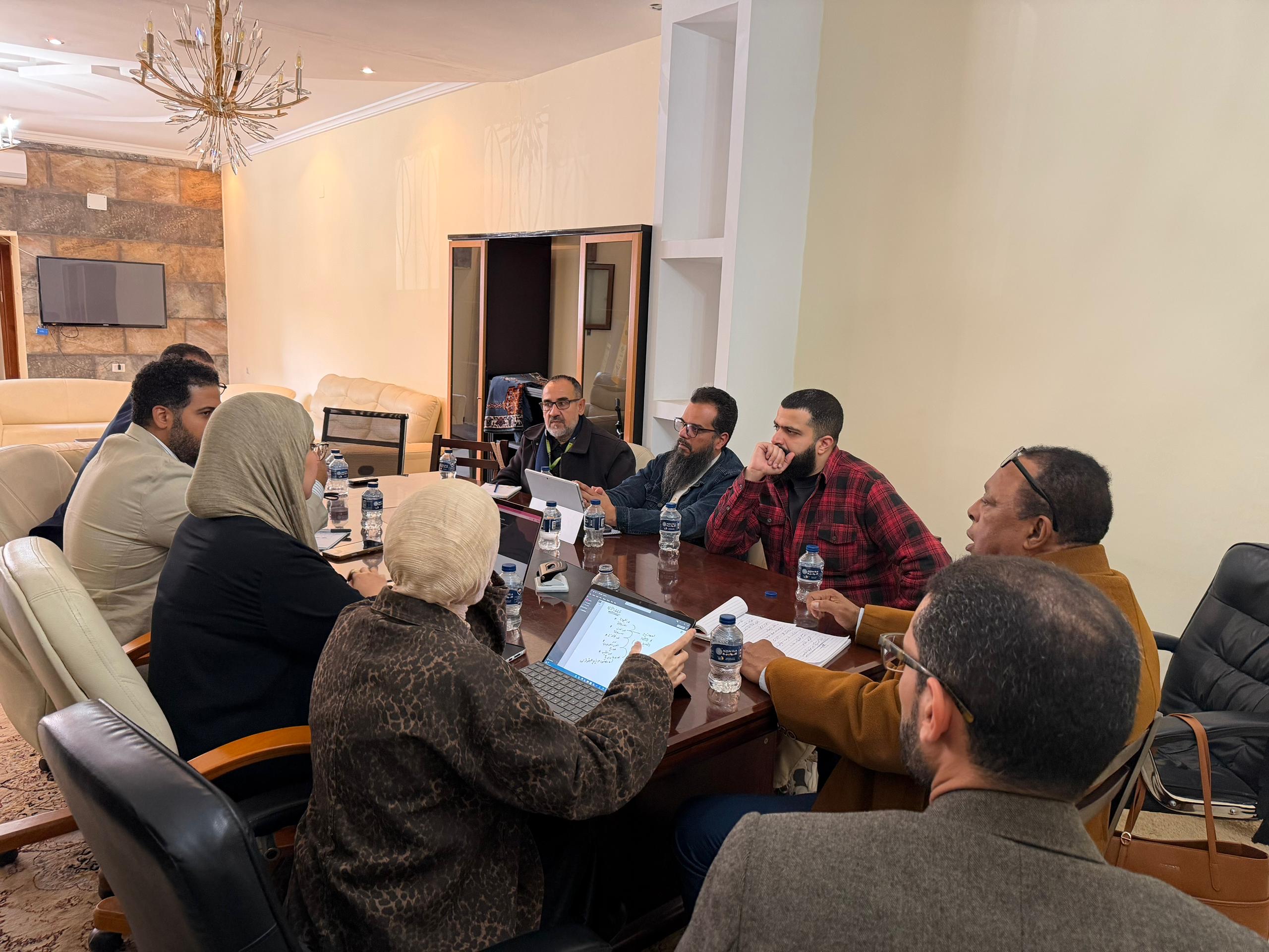 المؤسسة الليبية للتقنية تعزز الشراكة مع مفوضية المجتمع المدني لدعم التحول الرقمي - المؤسسة الليبية للتقنية