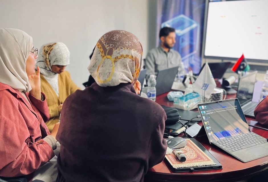 الأسبوع الأول من برنامج التدريب المهني - النسخة الخامسة - المؤسسة الليبية للتقنية