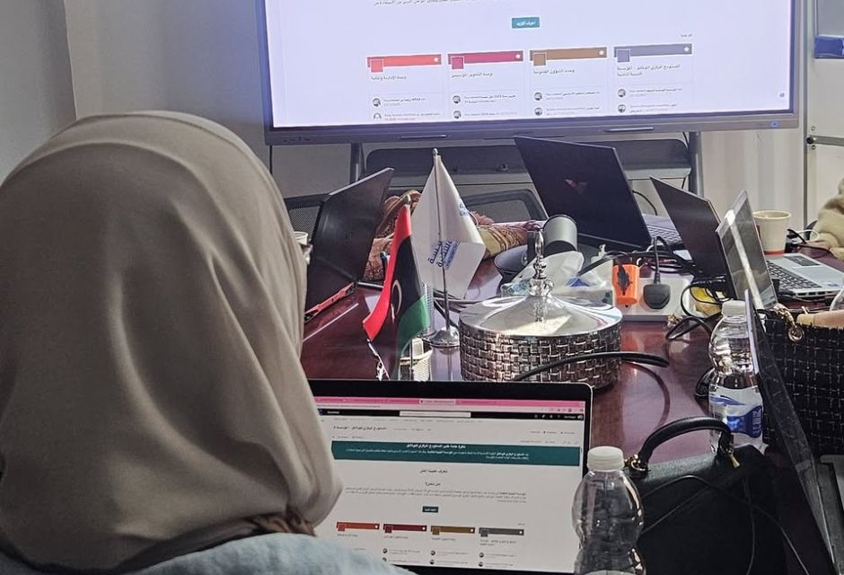 الأسبوع الرابع من برنامج التدريب المهني – النسخة الخامسة - المؤسسة الليبية للتقنية