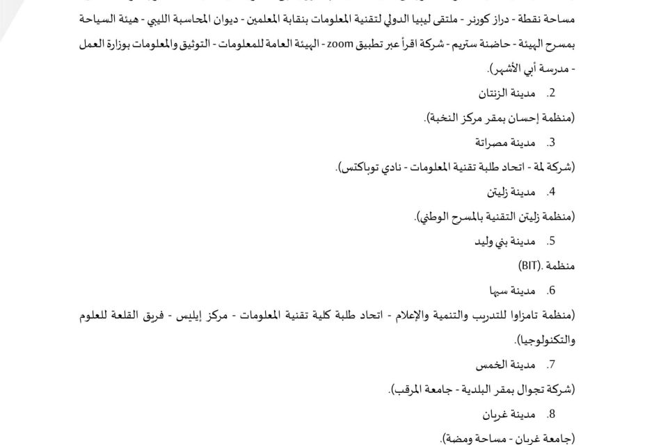 التقرير السنوي 2021 - المؤسسة الليبية للتقنية