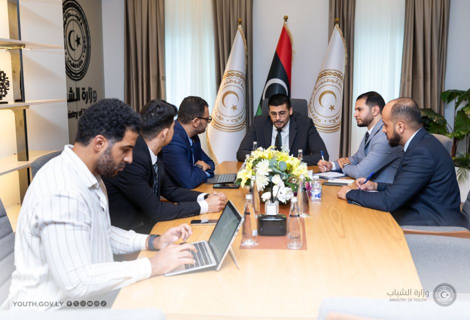 تعزيز التعاون بين وزارة الشباب والمؤسسة الليبية للتقنية لدعم التحول الرقمي وتمكين الشباب في ليبيا. - المؤسسة الليبية للتقنية