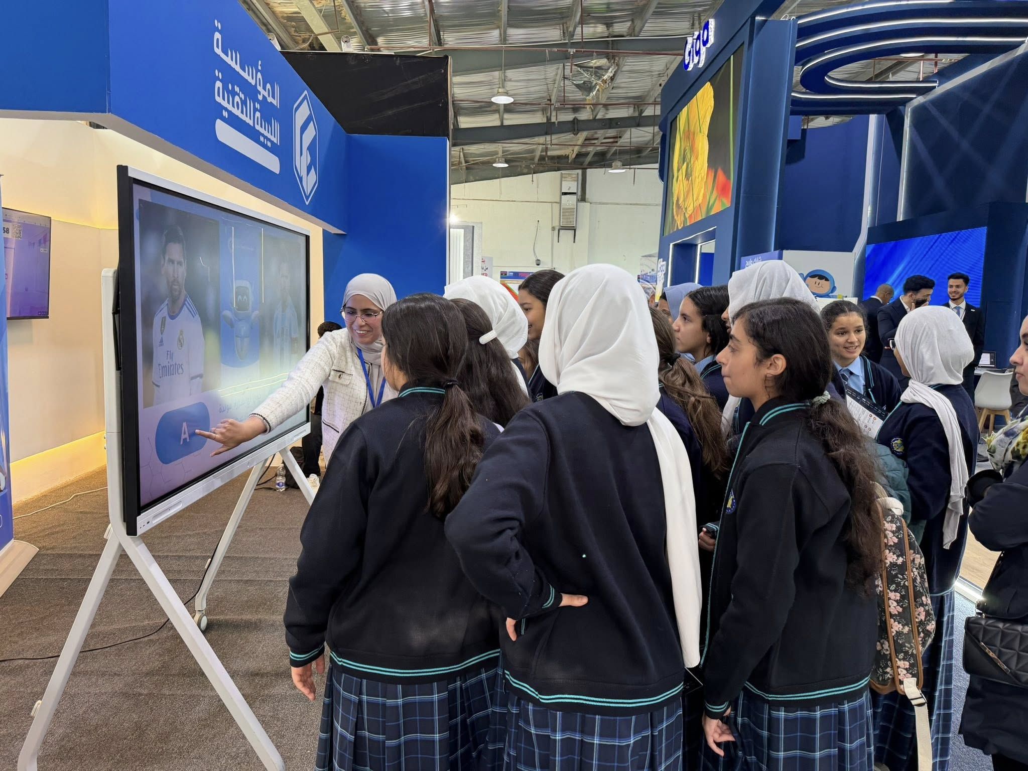 مشاركتنا في معرض تقنية - المؤسسة الليبية للتقنية