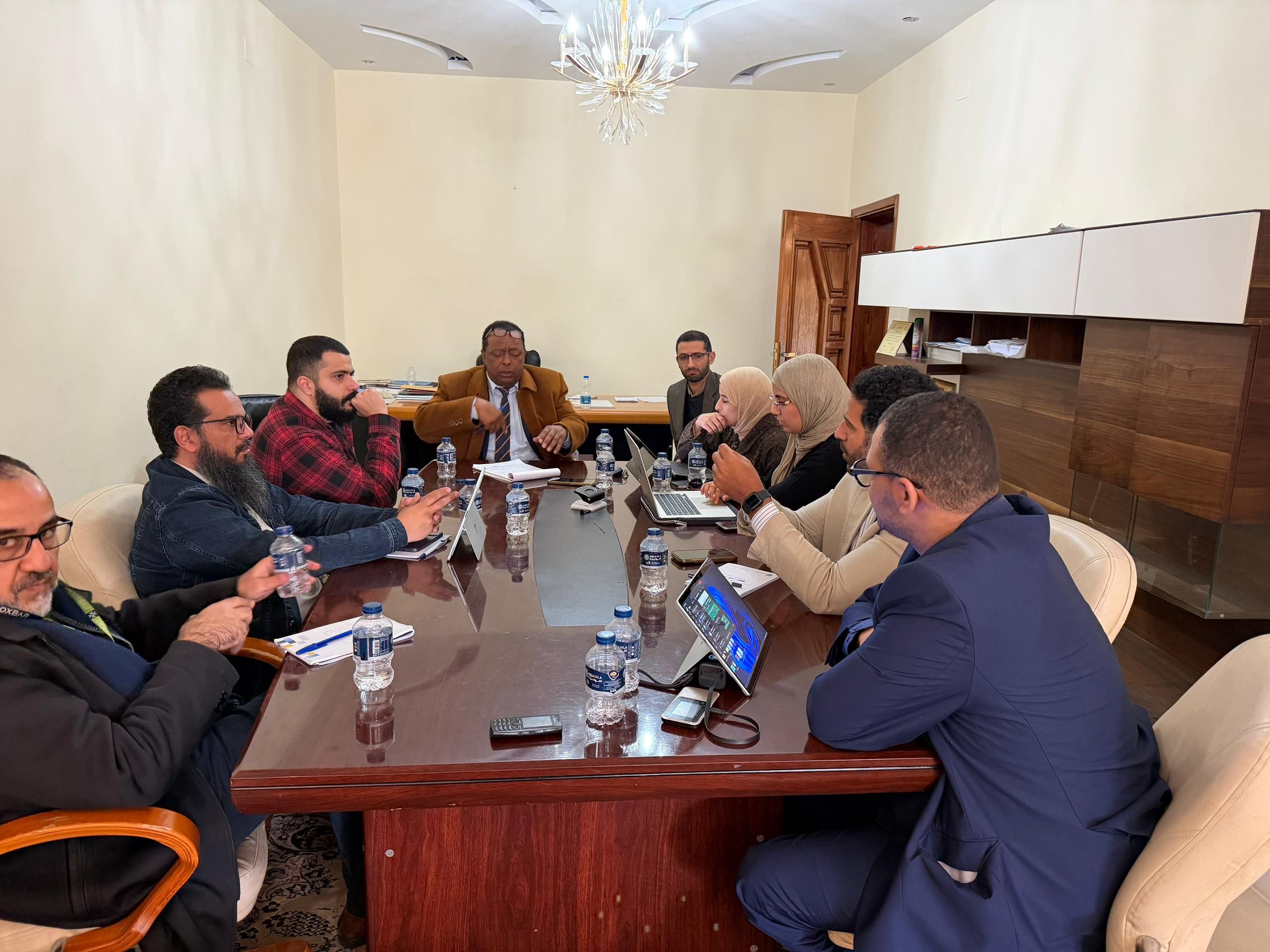 المؤسسة الليبية للتقنية تعزز الشراكة مع مفوضية المجتمع المدني لدعم التحول الرقمي - المؤسسة الليبية للتقنية