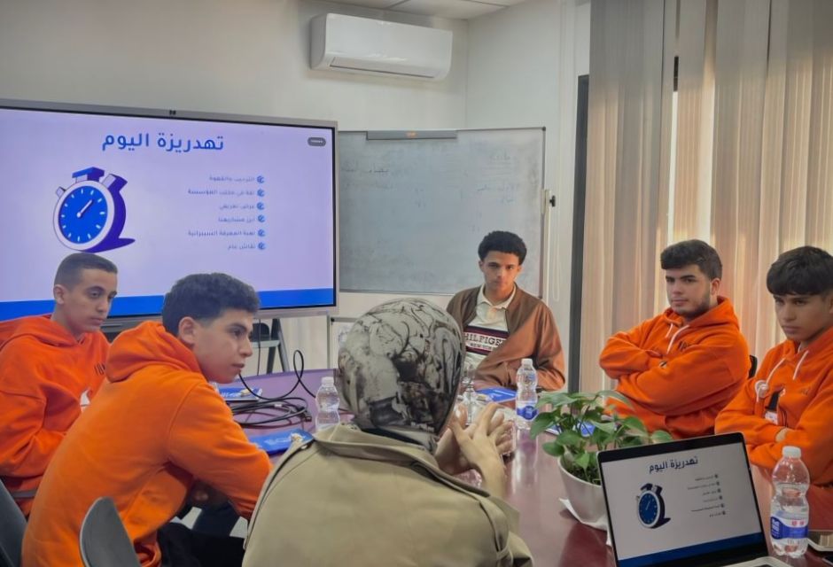 زيارة فريق Wizards Robotics Team - المؤسسة الليبية للتقنية