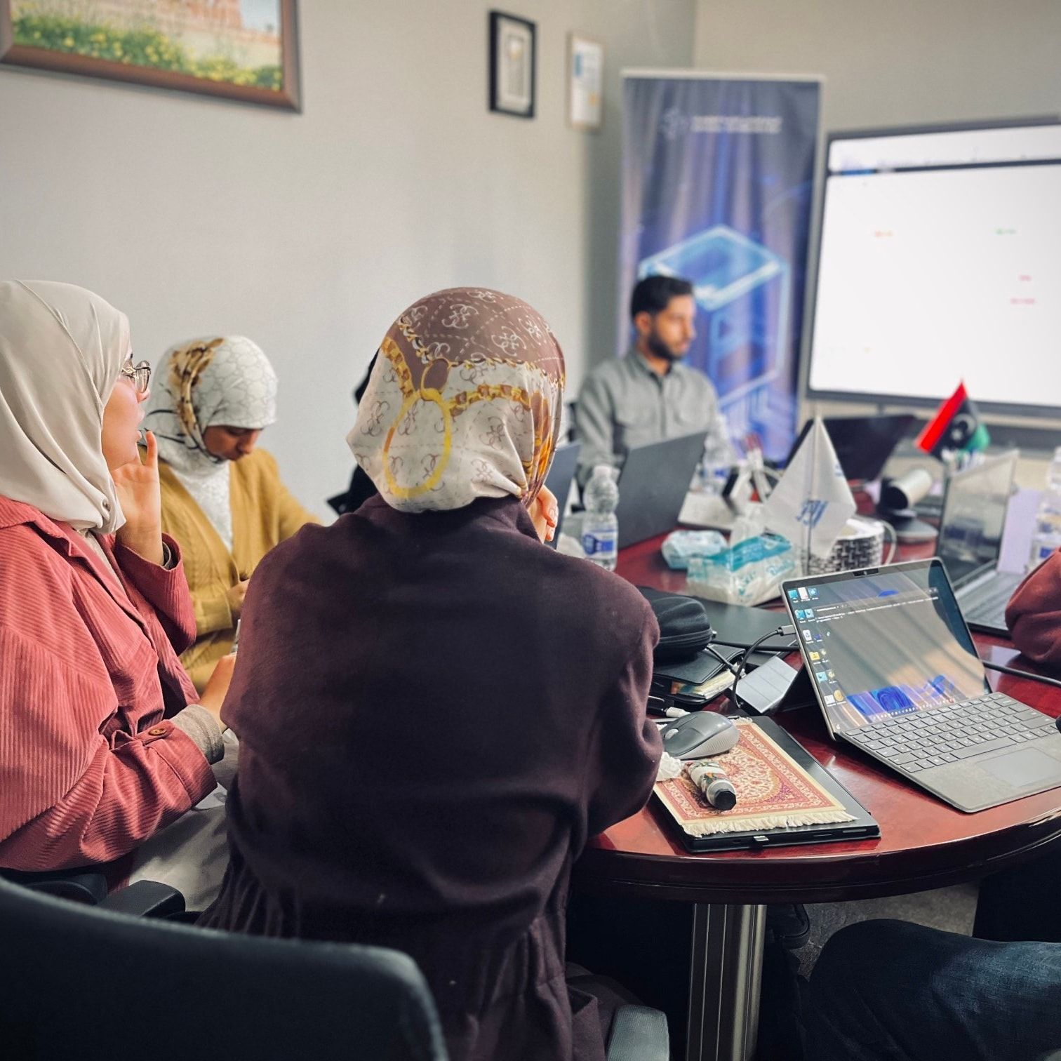 الأسبوع الأول من برنامج التدريب المهني - النسخة الخامسة - المؤسسة الليبية للتقنية