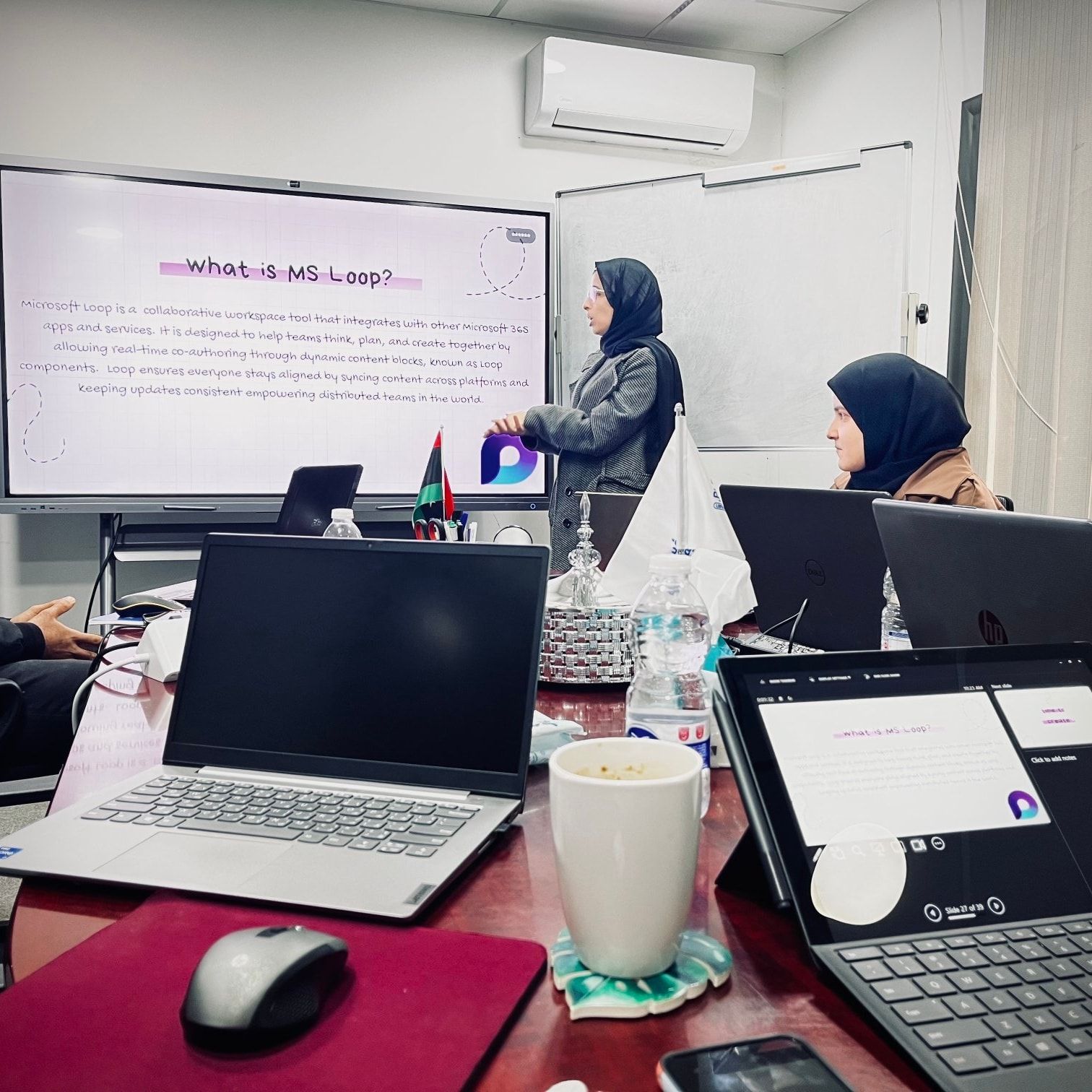 الأسبوع الأول من برنامج التدريب المهني - النسخة الخامسة - المؤسسة الليبية للتقنية