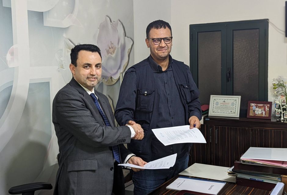 اتفاقية تعاون مع المجمع القانوني الليبي