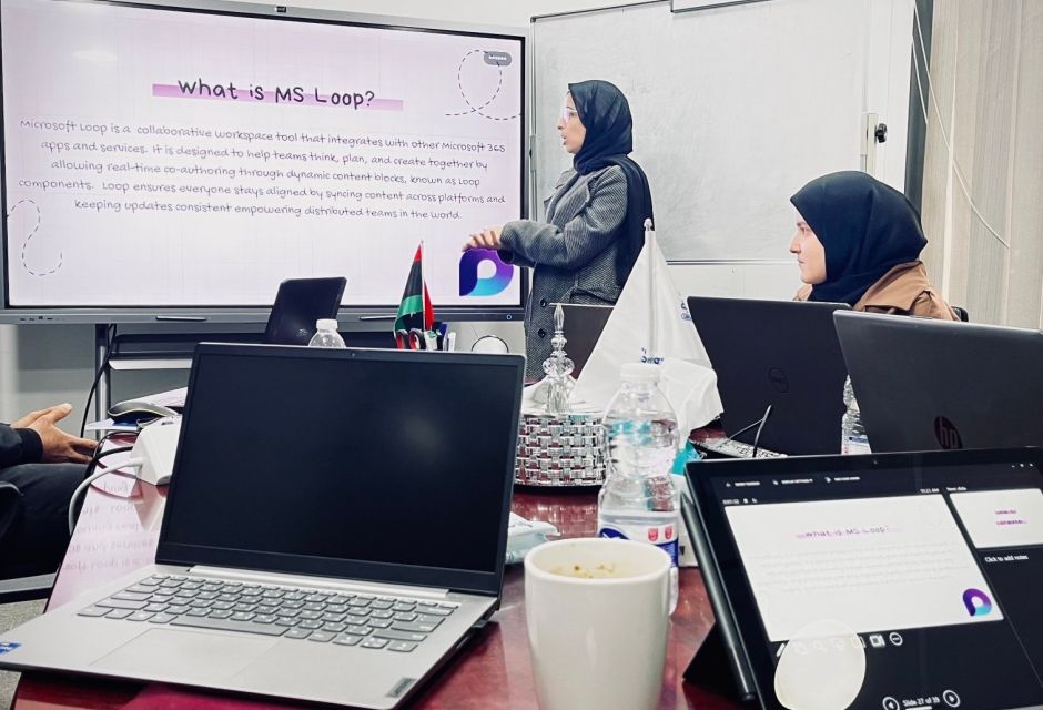 الأسبوع الأول من برنامج التدريب المهني - النسخة الخامسة - المؤسسة الليبية للتقنية