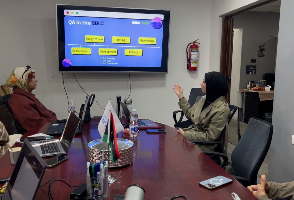 الأسبوع الخامس من برنامج التدريب المهني – النسخة الخامسة - المؤسسة الليبية للتقنية