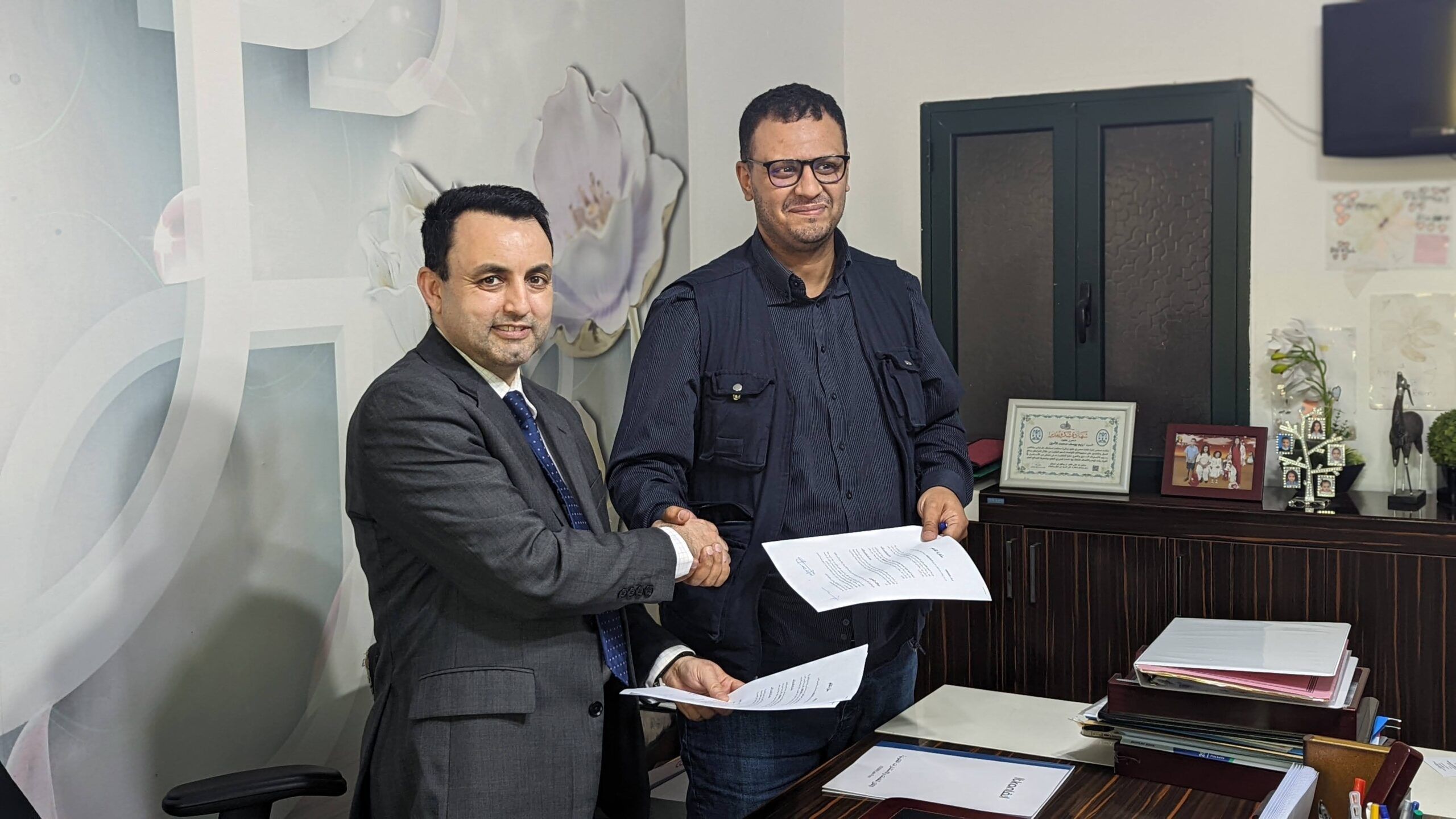 اتفاقية تعاون مع المجمع القانوني