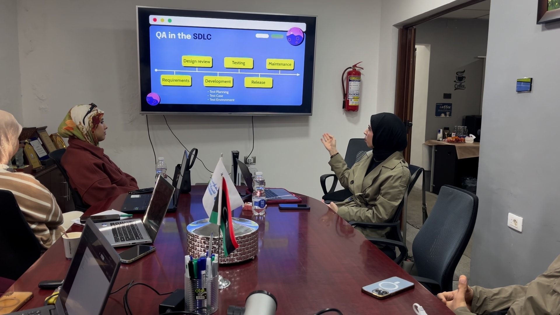 الأسبوع الخامس من برنامج التدريب المهني – النسخة الخامسة - المؤسسة الليبية للتقنية