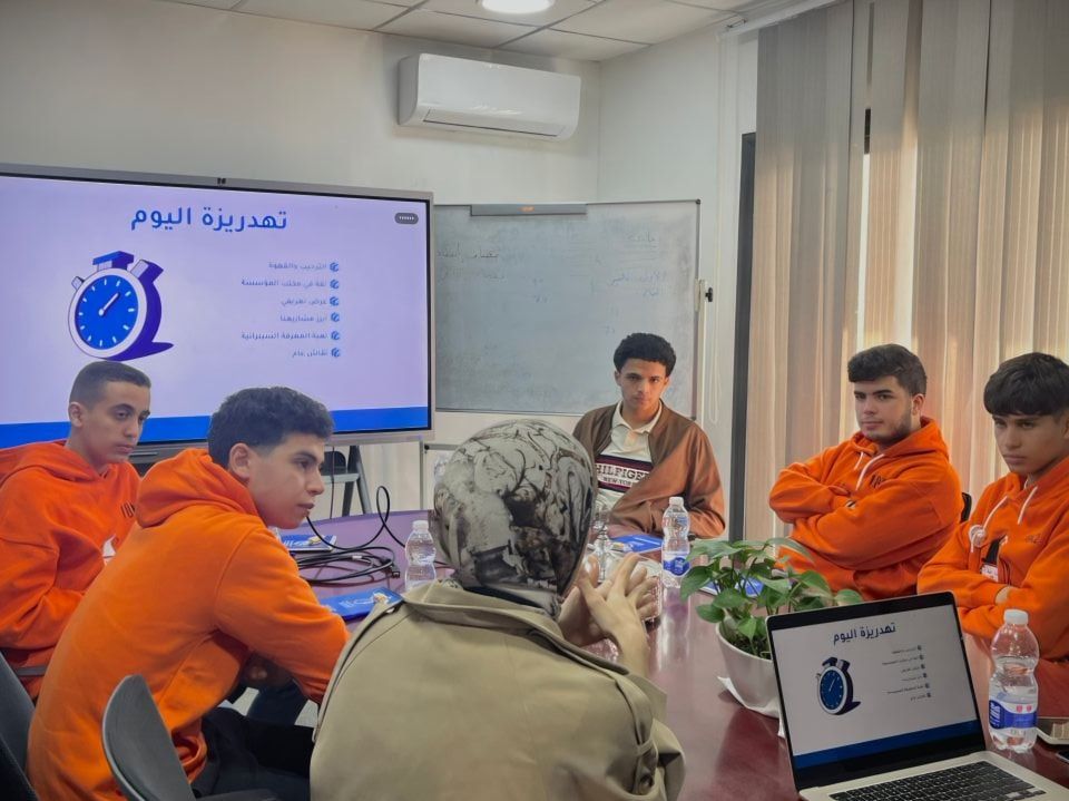 زيارة فريق Wizards Robotics Team - المؤسسة الليبية للتقنية